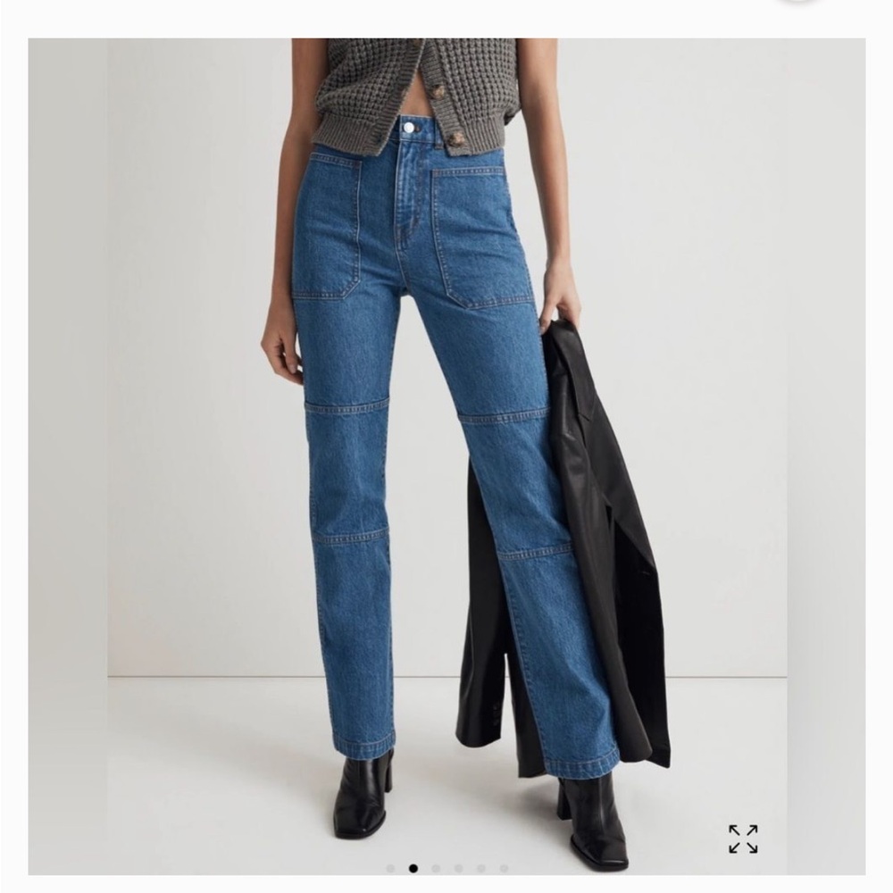 Madewell Women's Relaxed Blue Denim Jeans